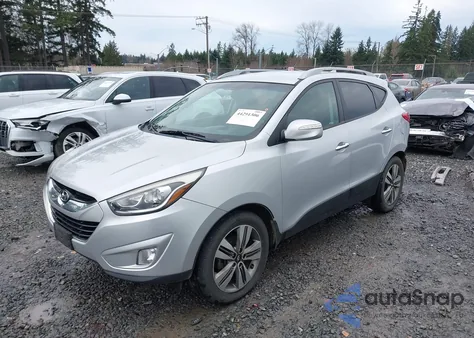 2014 Hyundai Tucson Limited z USA, uszkodzony, nr VIN KM8JUCAG4EU847458